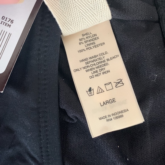 Sea Angel black deep V one piece bathing suit - Picture 4 of 4